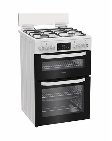 Hotpoint HDD6GDC2W 60cm Dual Fuel Double Cooker with Glass Lid Installation