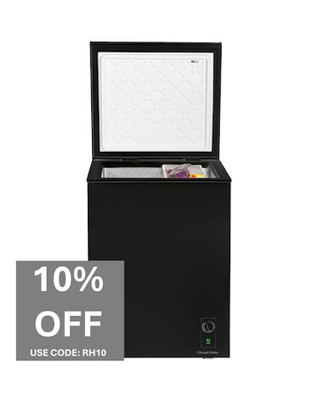 Russell Hobbs RH142CF0E1B 143L Chest Freezer - Black - E Rated