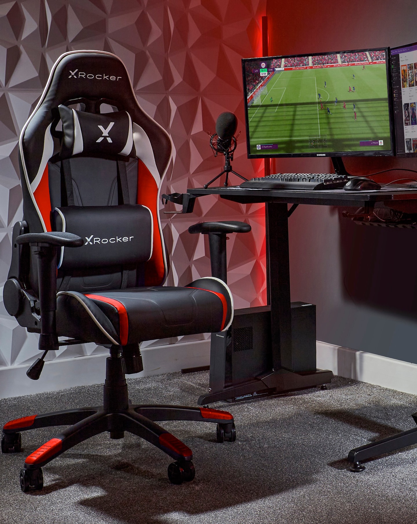 Agility Jr Esport Gaming Chair - Red