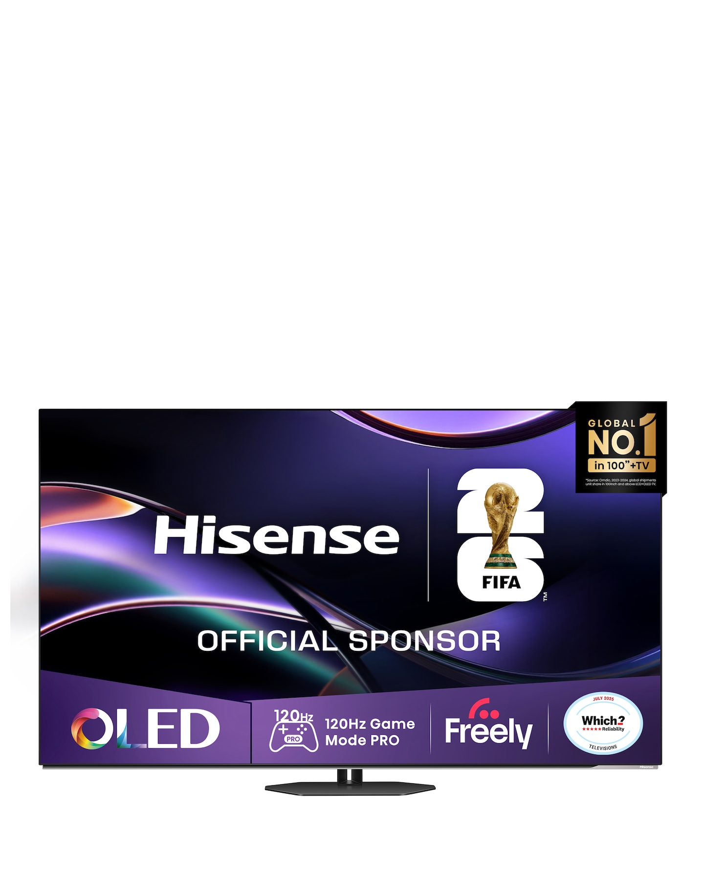 Hisense 65A85QTUK 65in OLED 4K UHD TV