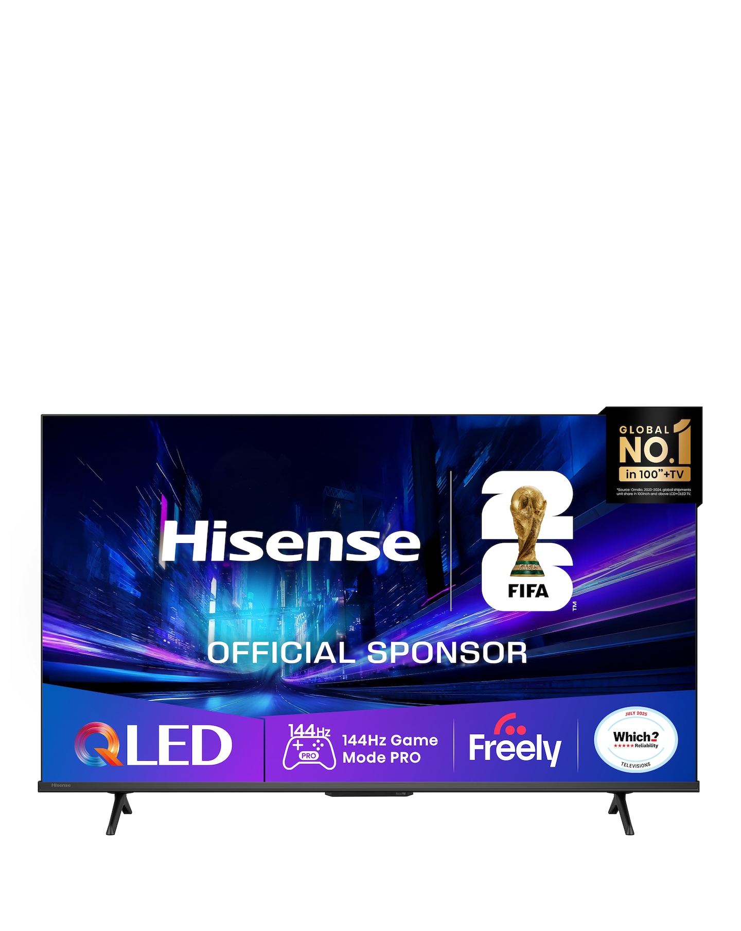 Hisense 43E78QTUK PRO 43 QLED 4K UHD TV