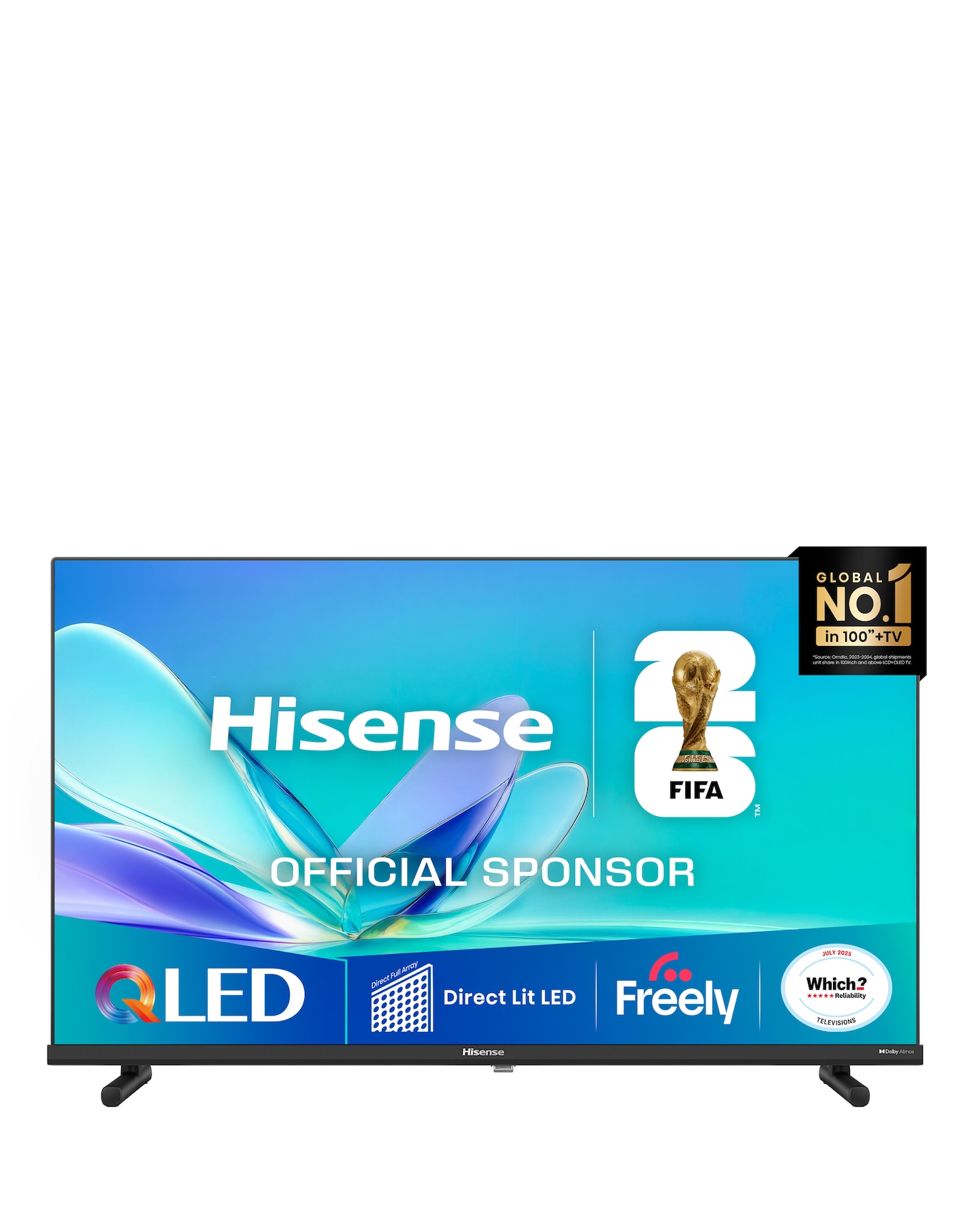 Hisense 32A5QTUK 32in FHD QLED TV Freely