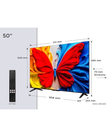 TCL 50S5K 50in Full HD QLED TV with HDR and Android TV