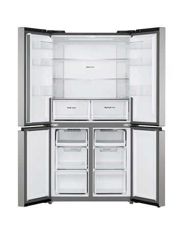 LG GMM41MSBEM Total No Frost American Fridge Freezer - Prime Silver