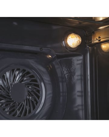 Hoover HO7DC3UB308BI Electric Built-under Double Oven Black and Stainless Steel