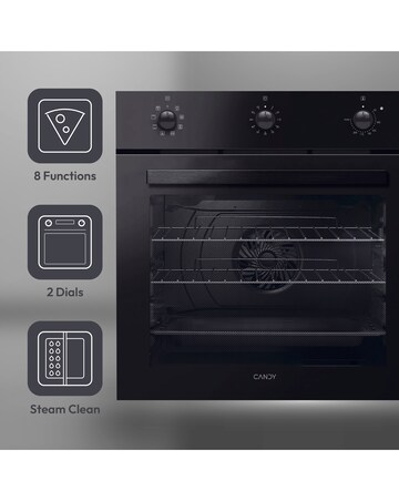 Candy F CM955NRL-C Built-In Electric Single Oven Stainless Steel