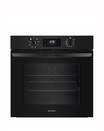 Indesit Turn&Go IO 253 B UK Built-In Electric Single Oven Black