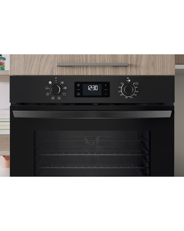 Indesit Turn&Go IO 253 B UK Built-In Electric Single Oven Black