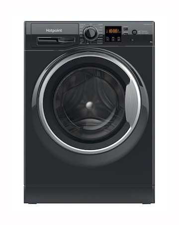 Hotpoint Anti-Stain NSWM 846 BS UK 8kg 1400rpm Washing Machine - Black