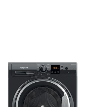 Hotpoint Anti-Stain NSWM 946 BS UK 9kg 1400rpm Washing Machine Black + Install