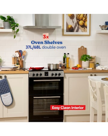 Russell Hobbs RH60EDOEH6011SS Double Oven with Hob Cooker