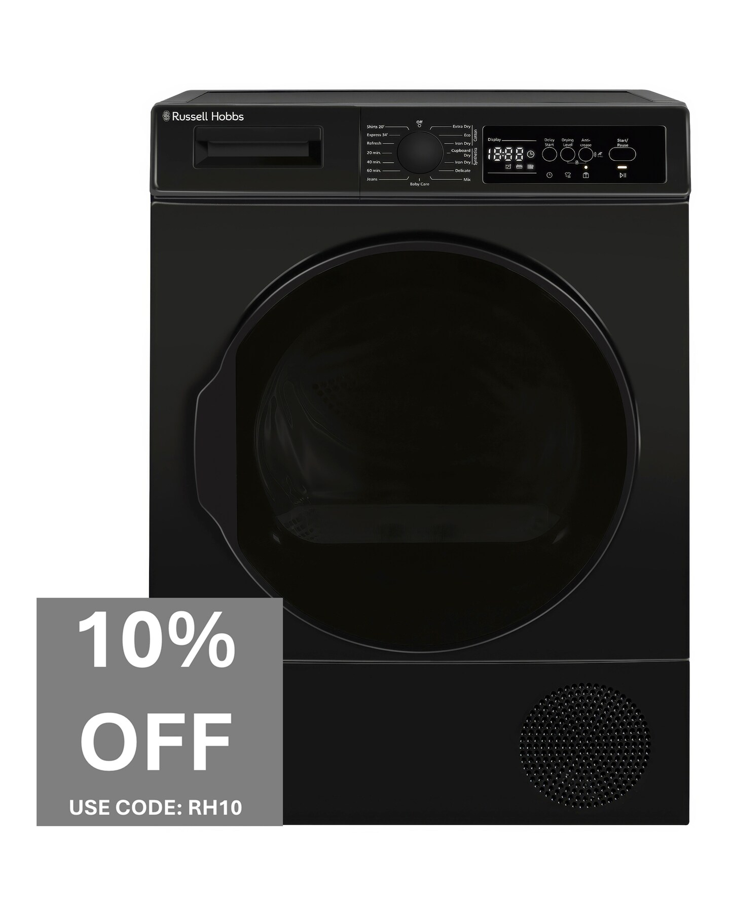 RH RH8HPTD1E12B HP Dryer Black Install