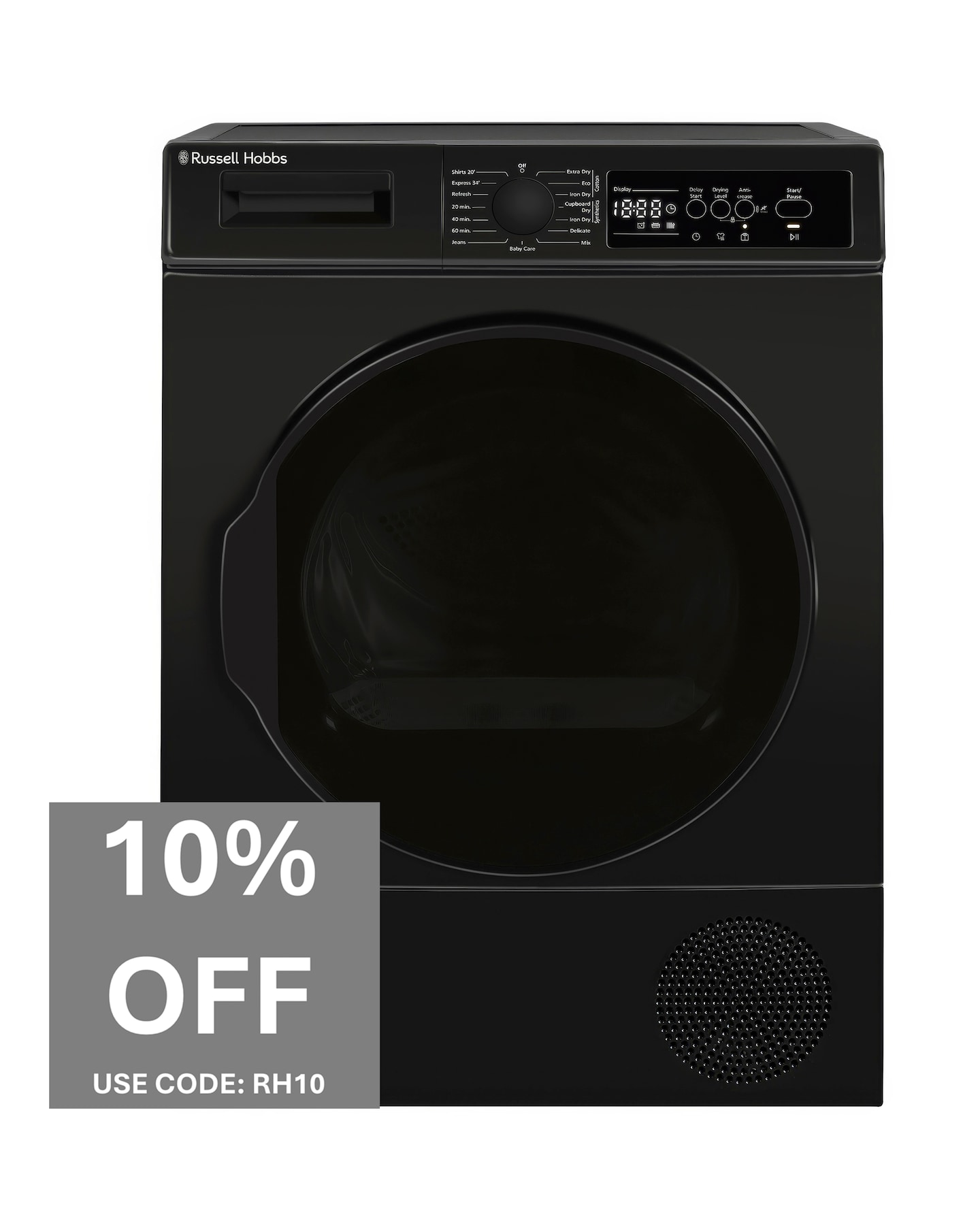 RH RH9HPTD1E12B HP Dryer Black Install