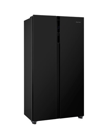 Russell Hobbs RH90AFF201B Slim American Fridge Freezer Black + Install
