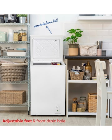 Russell Hobbs RH99CF0E1W 99L Chest Freezer White + Install