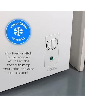Abode A142CF0E1W Chest Freezer 142L White + Install