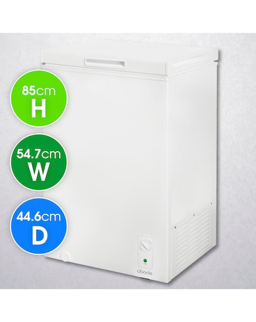 Abode A99CF0E1W Chest Freezer 99L White + Install