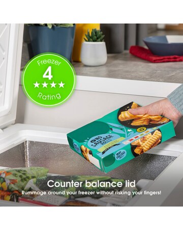 Abode A99CF0E1W Chest Freezer 99L White + Install