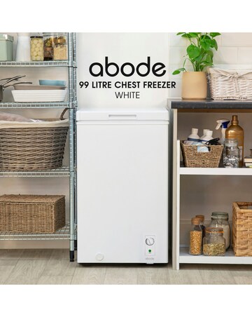 Abode A99CF0E1W Chest Freezer 99L White + Install