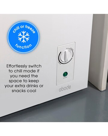 Abode A99CF0E1W Chest Freezer 99L White + Install