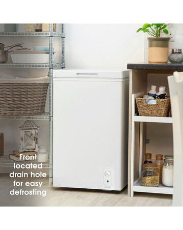 Abode A99CF0E1W Chest Freezer 99L White + Install