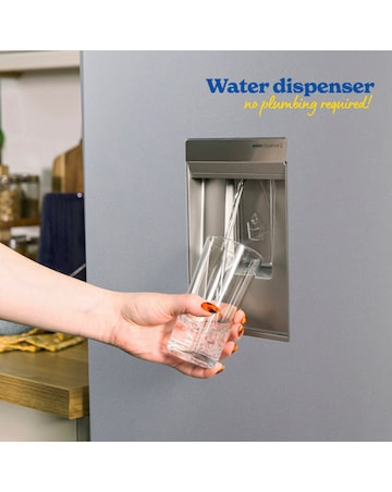 Russell Hobbs RH180FFFF551E1SWD Fridge Freezer Water Dispenser Silver + Install