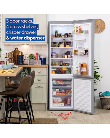 Russell Hobbs RH180FFFF551E1SWD Fridge Freezer Water Dispenser Silver + Install