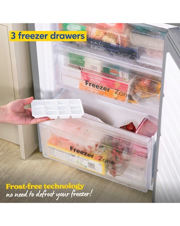 Russell Hobbs RH180FFFF551E1SWD Fridge Freezer Water Dispenser Silver + Install