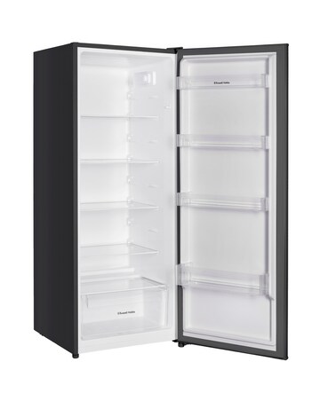 Russell Hobbs RH143LF552E1B Upright Freestanding Larder Fridge Black + Install