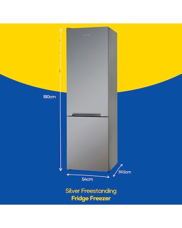 Russell Hobbs RH180FF541E1S Fridge Freezer Stainless Steel + Install