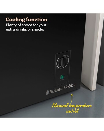 Russell Hobbs RH198CF0E1B 198L Chest Freezer Black + Install