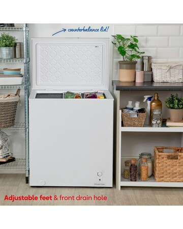 Russell Hobbs RH198CF0E1W 198L Chest Freezer White + Install