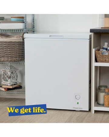 Russell Hobbs RH198CF0E1W 198L Chest Freezer White + Install