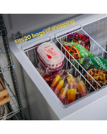 Russell Hobbs RH300CF201W 300L Chest Freezer White + Install