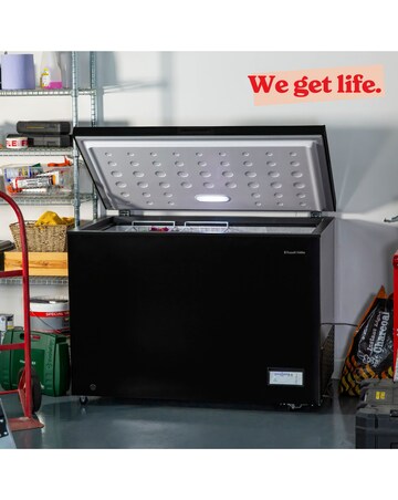 Russell Hobbs RH300CF201B 300L Chest Freezer Black + Install