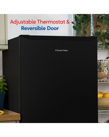 Russell Hobbs RH143FZ552E1B 143cm High Small Upright Freezer - Black - E Rated