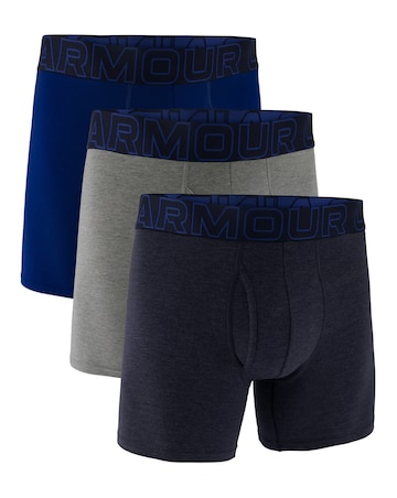 Under Armour Performance Cotton 6Inch 3 Pack Boxers