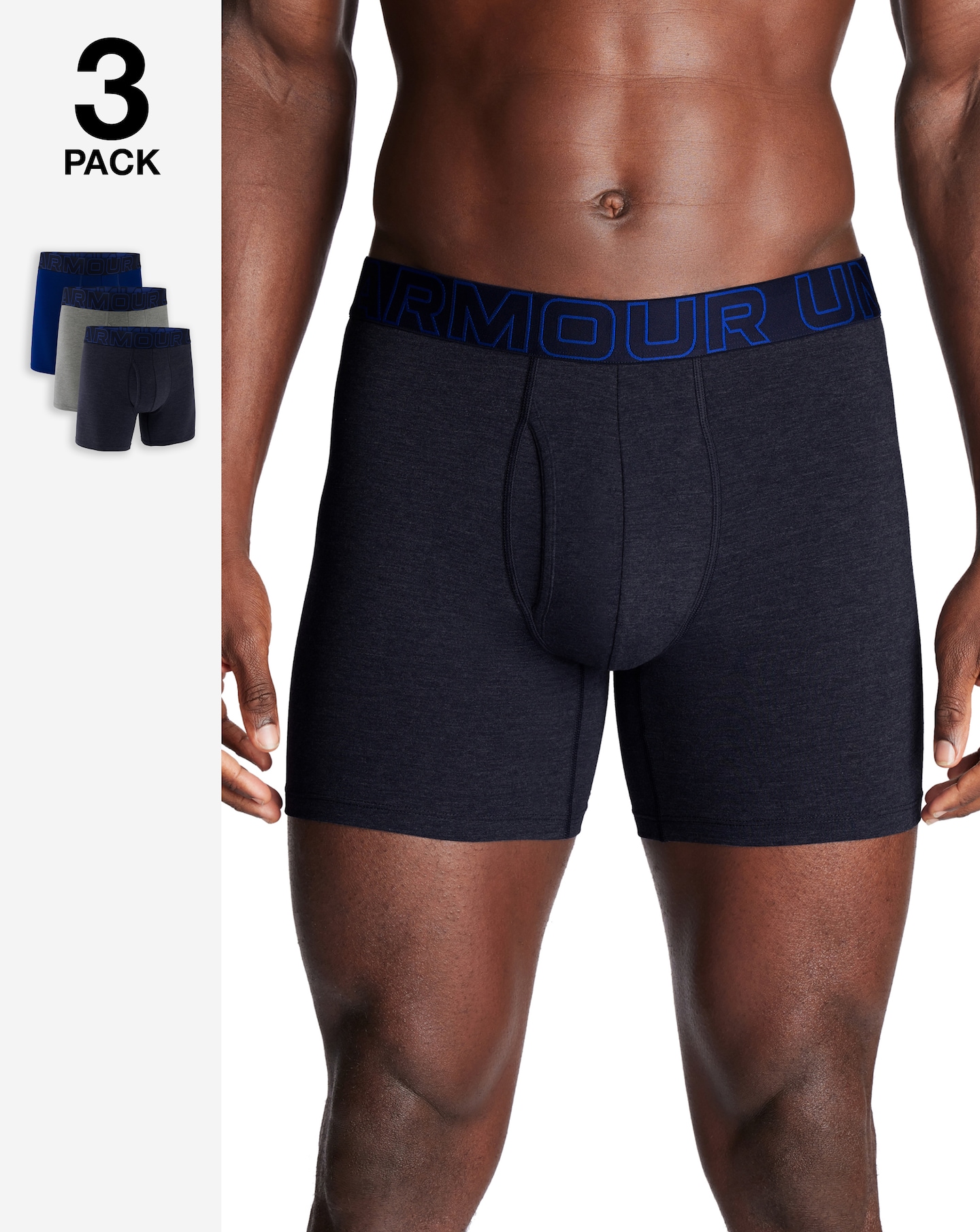 New In - Under Armour Cotton 3pk Boxers