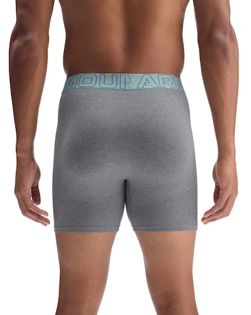 Under Armour Performance Cotton 6Inch 3 Pack Boxers