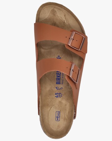 Birkenstock Men's Arizona Ginger Birko-Flor Two Bar Mules Standard Fit