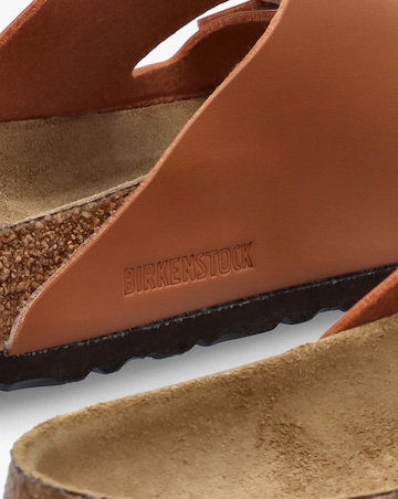 Birkenstock Men's Arizona Ginger Birko-Flor Two Bar Mules Standard Fit