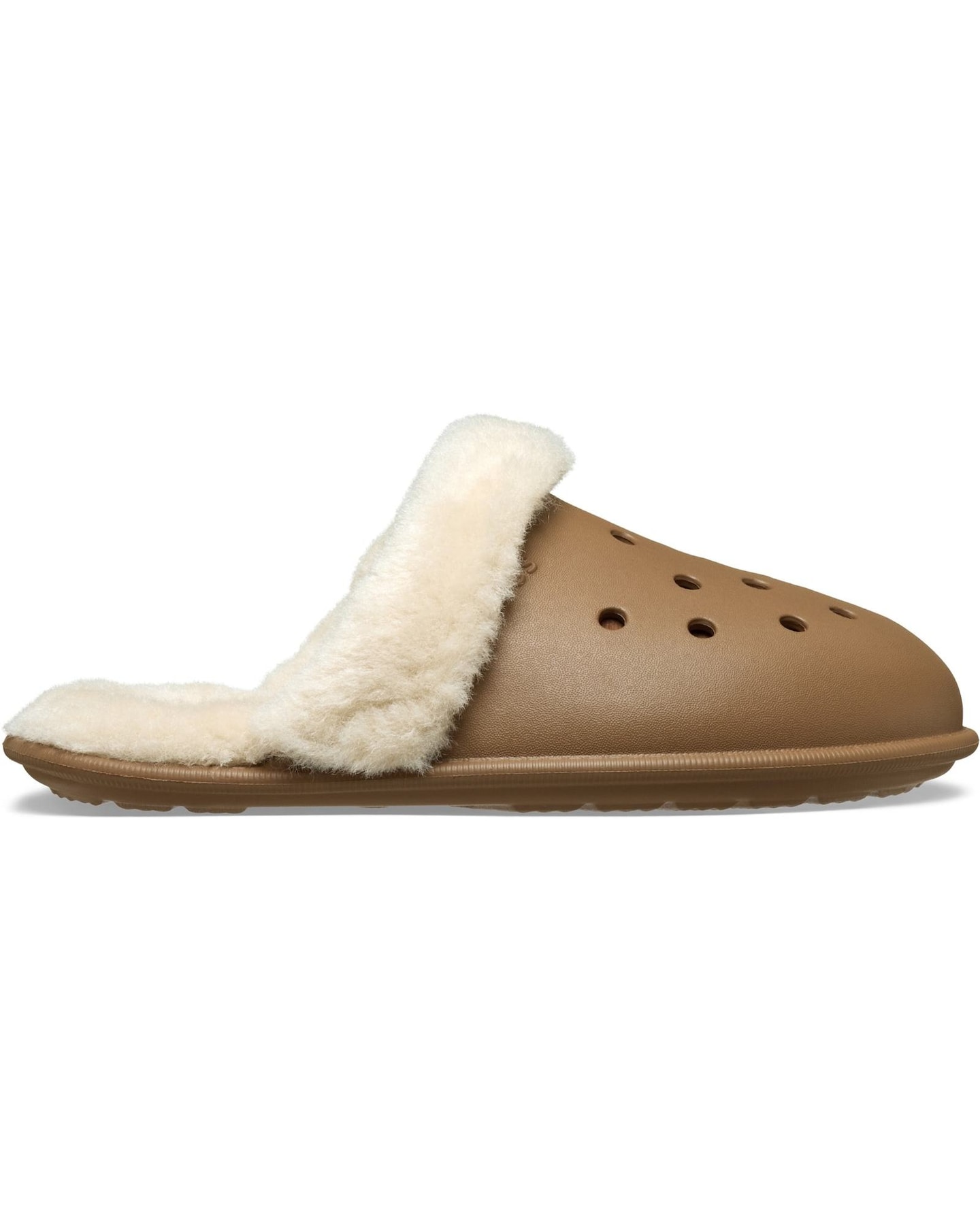 Crocs Classic Fuzz Scuff - Sepia