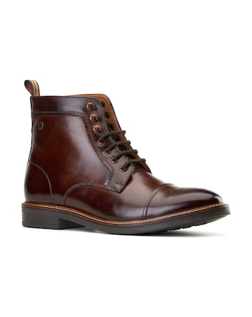 Base London Plymouth Toe Cap Boot