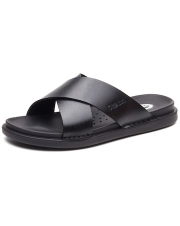 Base London Drift Cross Strap Sandal