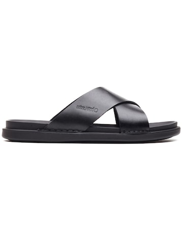 Base London Drift Cross Strap Sandal