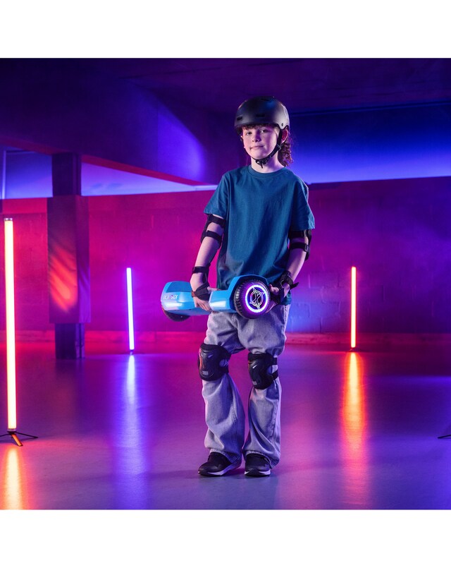 New In - Xootz Glowglide Hoverboard - Blue