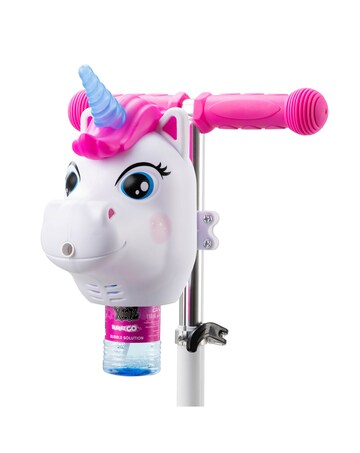 Xootz Unicorn Bubble Go Scooter - White