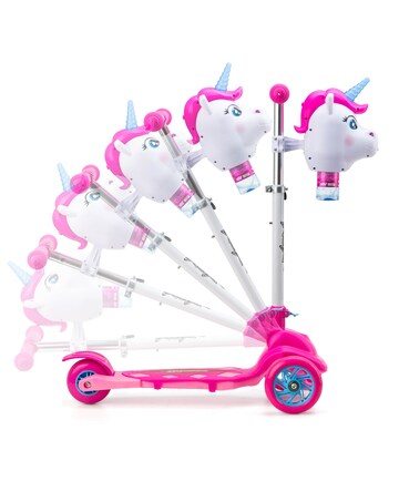 Xootz Unicorn Bubble Go Scooter - White