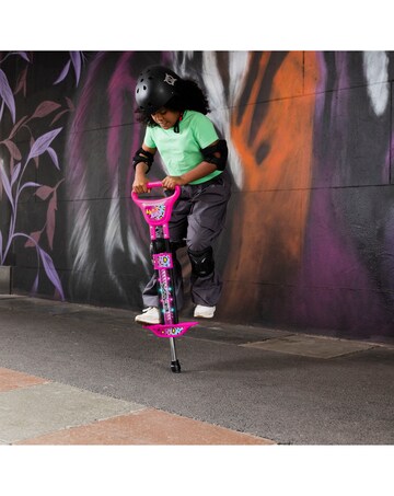Xootz Wild Rider LED Pogo Stick - Pink