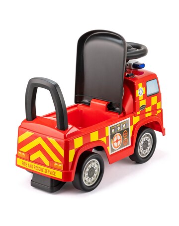 Xootz Mercedes-Benz Fire Truck Foot to Floor Ride On - Red